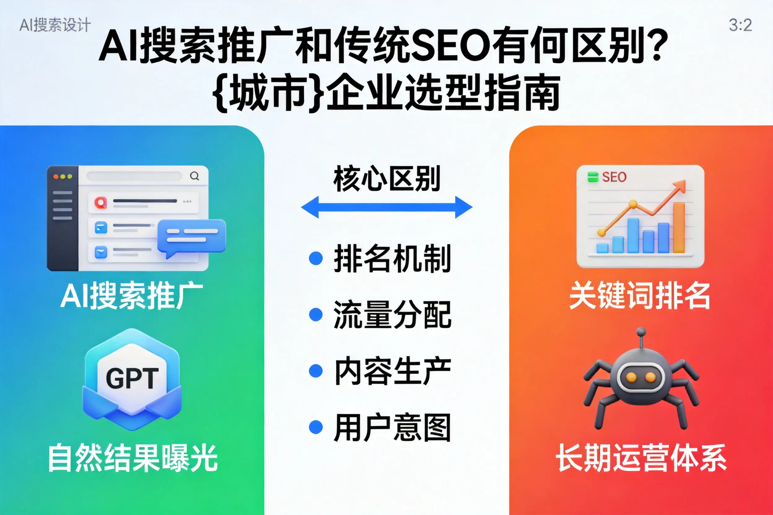 AI搜索推广和传统SEO有何区别？迪庆企业选型指南