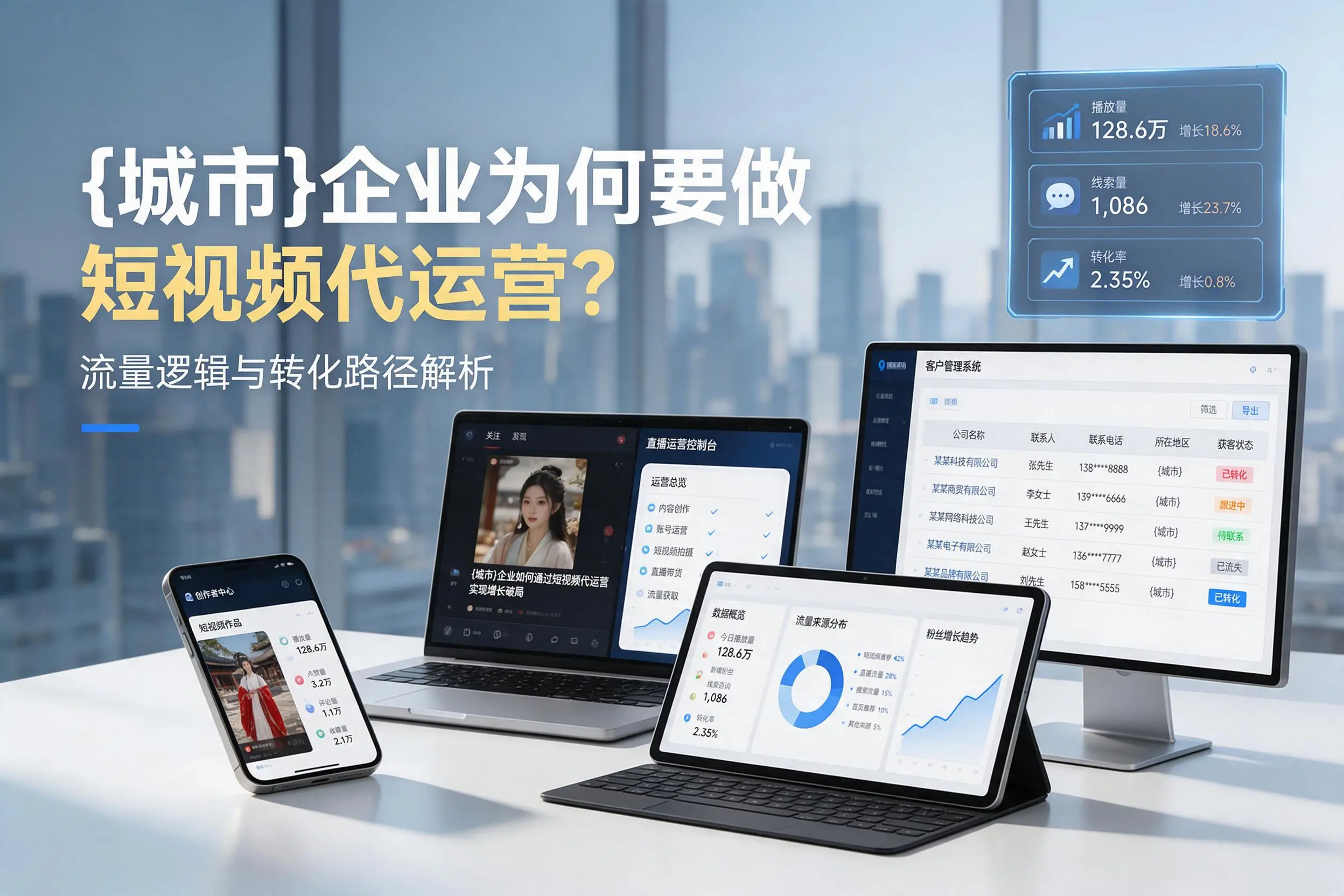 迪庆企业为何要做短视频代运营？流量逻辑与转化路径解析