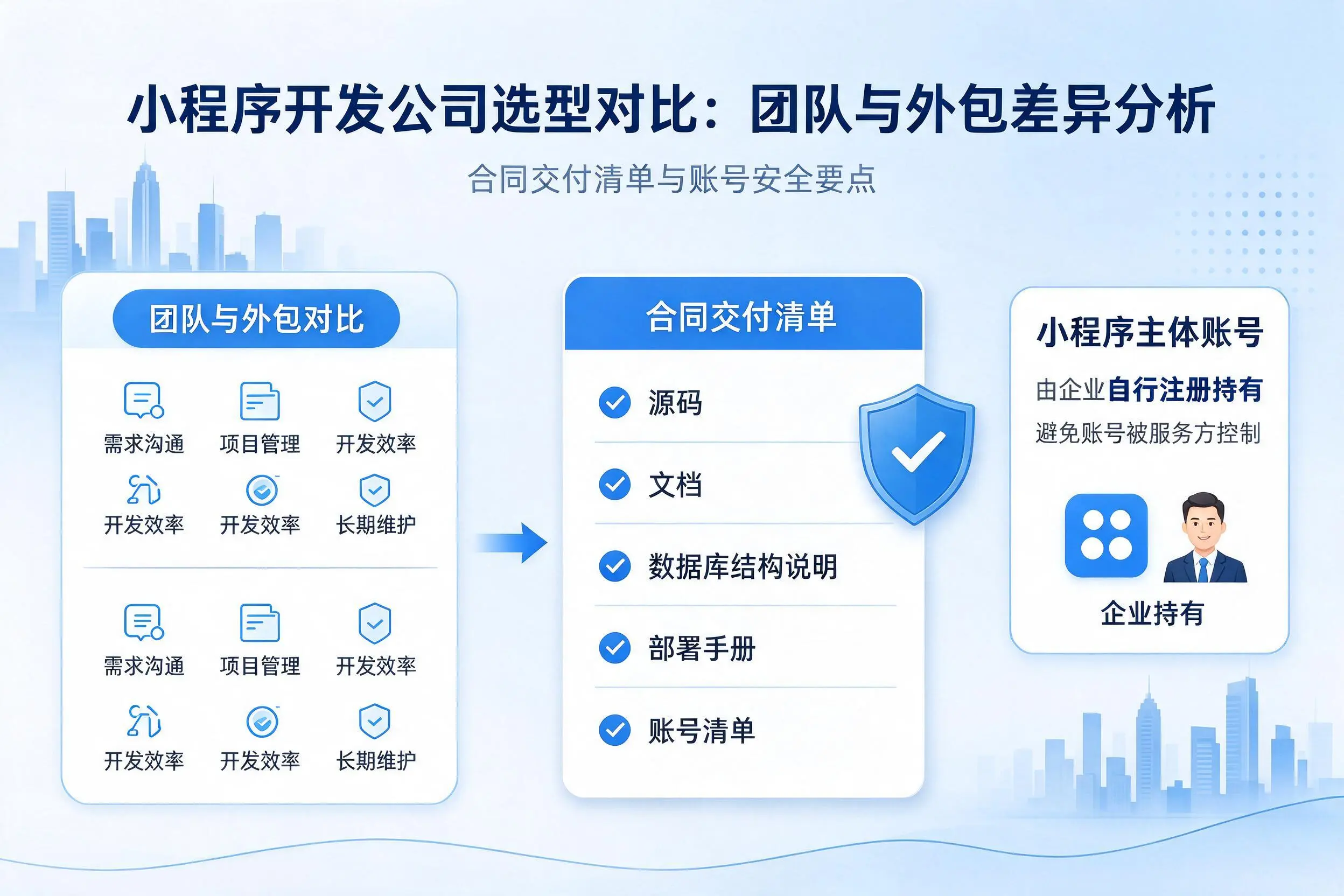 迪庆小程序开发公司选型对比:团队与外包差异分析