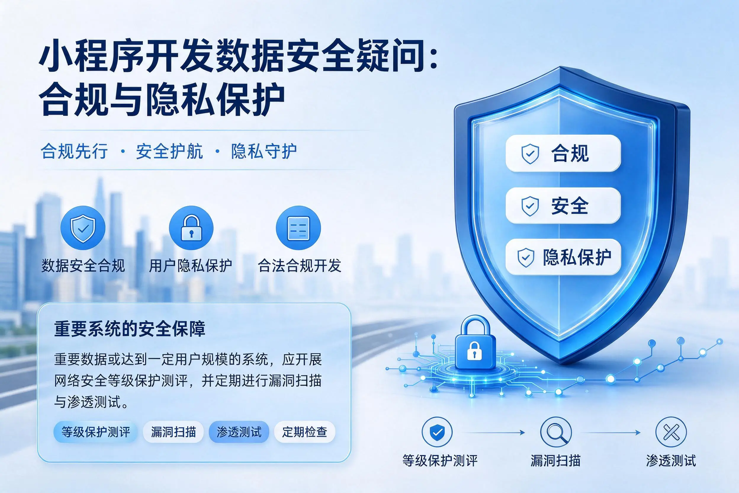 迪庆小程序开发数据安全疑问：合规与隐私保护