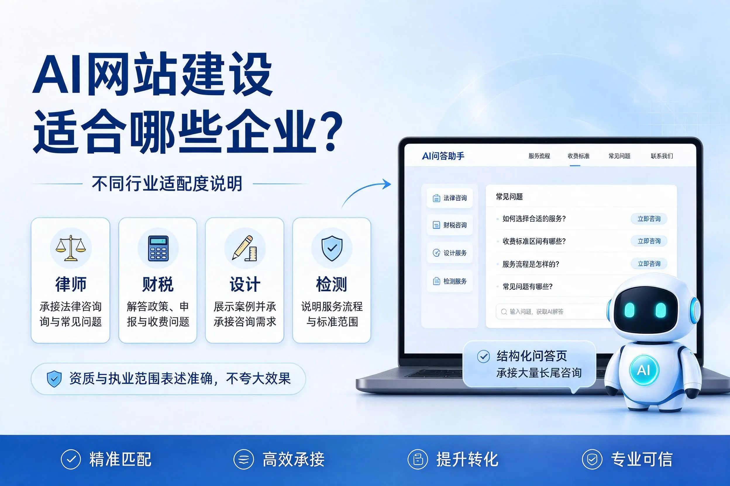 AI网站建设适合哪些企业?迪庆不同行业适配度说明