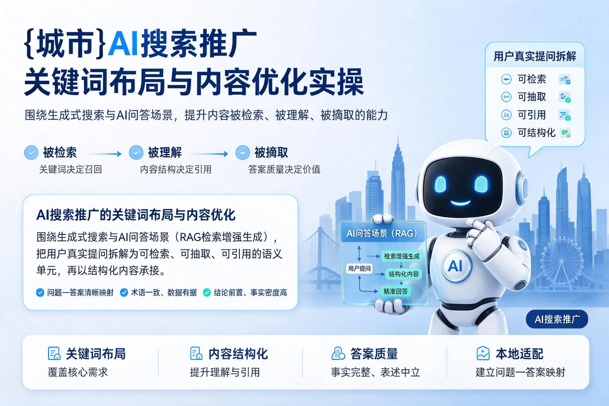 迪庆AI搜索推广关键词布局与内容优化实操